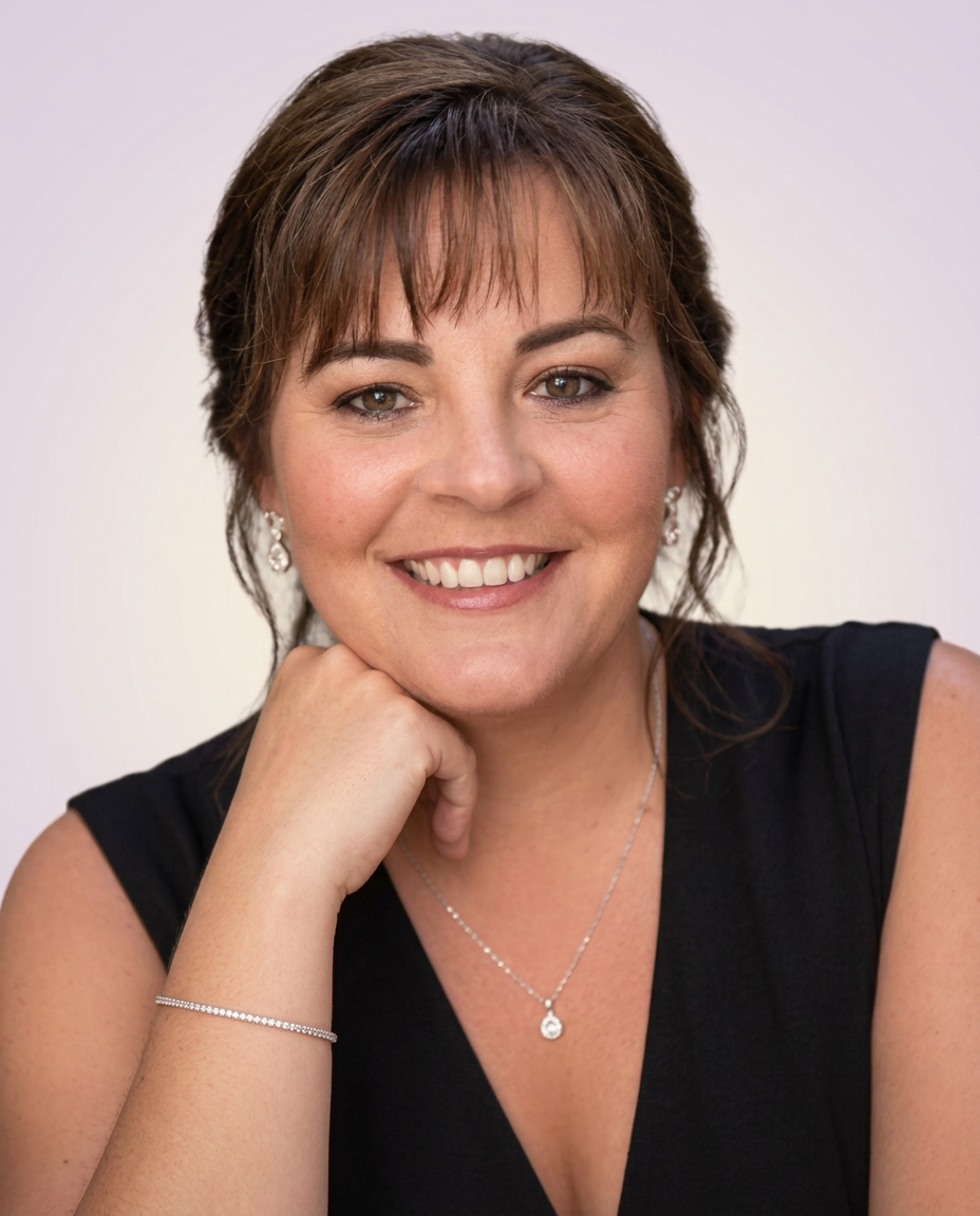 Nicole, founder of BF Bookkeeping, in her office